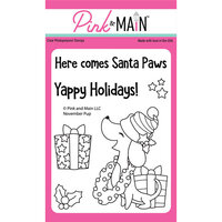 Pink and Main - Clear Photopolymer Stamps - November Pup