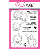 Pink and Main - Clear Photopolymer Stamps - Owl My Love