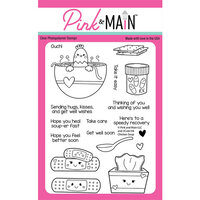 Pink and Main - Clear Photopolymer Stamps - Chicken Soup