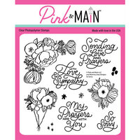 Pink and Main - Clear Photopolymer Stamps - So Sorry