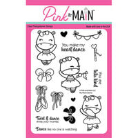 Pink and Main - Clear Photopolymer Stamps - My Heart Dance