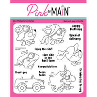 Pink and Main - Clear Photopolymer Stamps - Fast Lane