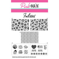 Pink and Main - Cheerfoil Collection - Foilable Sheets - Let It Snow