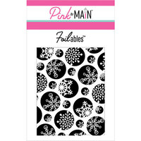 Pink and Main - Cheerfoil Collection - Foilable Panels - Snowflake Circles