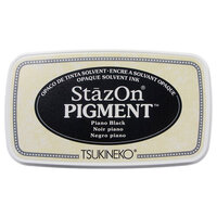 Tsukineko - StazOn - Pigment Ink Pad - Piano Black