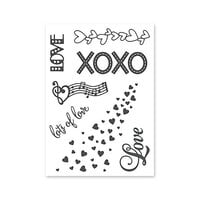 Penny Black - Stick And Shine Adhesive Transfers - Heart Shine