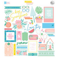 Pinkfresh Studio - Sunshine On My Mind Collection - Ephemera Pack