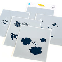 Pinkfresh Studio - Sunshine On My Mind Collection - Stencils