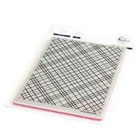 Pinkfresh Studio - Cling Mounted Rubber Stamps - Dainty Plaid