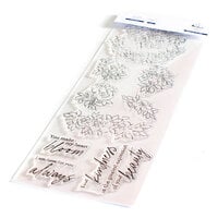 Pinkfresh Studio - Clear Photopolymer Stamps - Indigo Roses