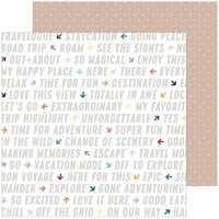 Pinkfresh Studio - Tourist Mode Collection - 12 x 12 Double Sided Paper - Travelogue