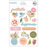 Pinkfresh Studio - Lovely Blooms Collection - Puffy Stickers