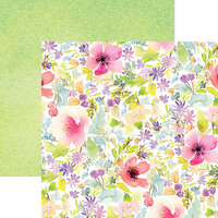 Paper House Productions - 12 x 12 Double Sided Paper - Spring Floral