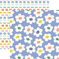 Paper House Productions - 12 x 12 Double Sided Paper - Geopop Daisies