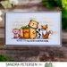 Picket Fence Studios - Clear Photopolymer Stamps - Animal Crackers - You Deserve To Be Spoiled