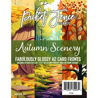 Picket Fence Studios - Fabulously Glossy A2 Card Fronts - Autumn Scenery