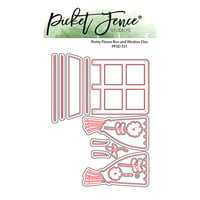 Picket Fence Studios - Dies - Pretty Flower Box And Window