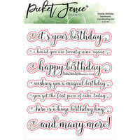 Picket Fence Studios - Dies - Swanky Sentiments - Birthday