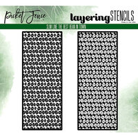 Picket Fence Studios - 4 x 10 Stencils - Slimline - Layering - The Best Bean In Town