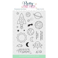 Pretty Pink Posh - Clear Photopolymer Stamps - Outer Space