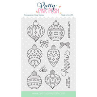 Pretty Pink Posh - Clear Photopolymer Stamps - Holiday Ornaments