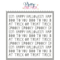 Pretty Pink Posh - Stencils - Halloween Words