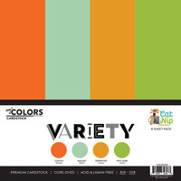 My Colors Cardstock - By PhotoPlay - Cat Nip Collection - 12 x 12 Cardstock - Variety Pack