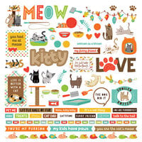 PhotoPlay - Cat Nip Collection - 12 x 12 Cardstock Stickers - Elements