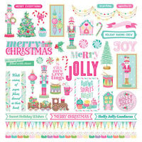 PhotoPlay - Sugar Plum Christmas Collection - 12 x 12 Cardstock Stickers - Elements