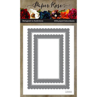 Paper Rose - Dies - Scalloped Rectangle Frames