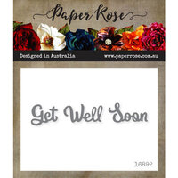 Paper Rose - Dies - Get Well Soon - Small