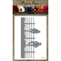 Paper Rose - Dies - Men Sitting on Fence