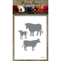 Paper Rose - Dies - Cow Family