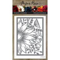 Paper Rose - Dies - Blooming Flowers Background