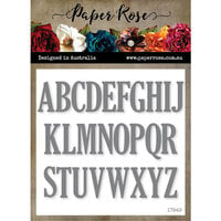 Paper Rose - Dies - Jumbo Alphabet Uppercase