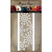 Paper Rose - Dies - Snowflake Border