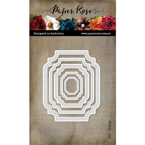 Paper Rose - Dies - Nesting Label 2