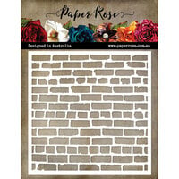 Paper Rose - 6 x 6 Stencils - Distressed Brick