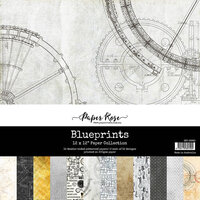 Paper Rose - 12 x 12 Collection Pack - Blueprints