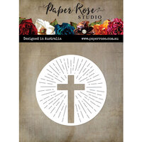 Paper Rose - Dies - Circle With Cut Out Cross