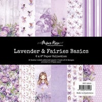 Paper Rose - Lavender & Fairies Collection - 6 x 6 Paper Pack - Basics