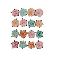 Prima - Peach Tea Collection - Flower Embellishments - Beautiful Day