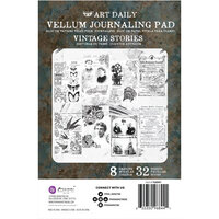 Prima - Art Daily Collection - Vellum Journaling Pad - Vintage Stories