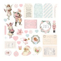 Prima - Christmas Sparkle Collection - Ephemera - Set 01