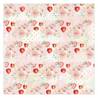 Prima - Strawberry Milkshake Collection - 12 x 12 Specialty Paper - Vellum