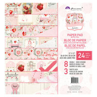 Prima - Strawberry Milkshake Collection - 12 x 12 Paper Pad