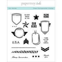 Papertrey Ink - Clear Photopolymer Stamps - Our Heroes