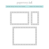 Papertrey Ink - Metal Dies - Border Bling - Skinny Star Frames