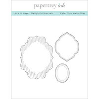 Papertrey Ink - Metal Dies - Love To Layer - Delightful Brackets