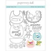 Papertrey Ink - Metal Dies - Sweet Baby Bib